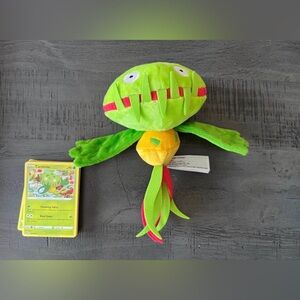 Carnivine Sitting Cutie Plush with Trading Cards